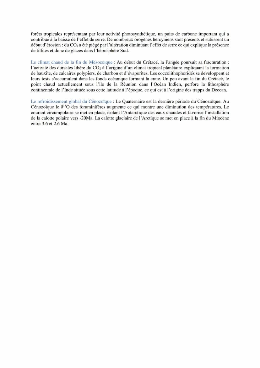 Reconstituer et comprendre les variations climatiques passées
Depuis 150 ans → réchauffement global de 1C°.
Le réchauffement climatique réce