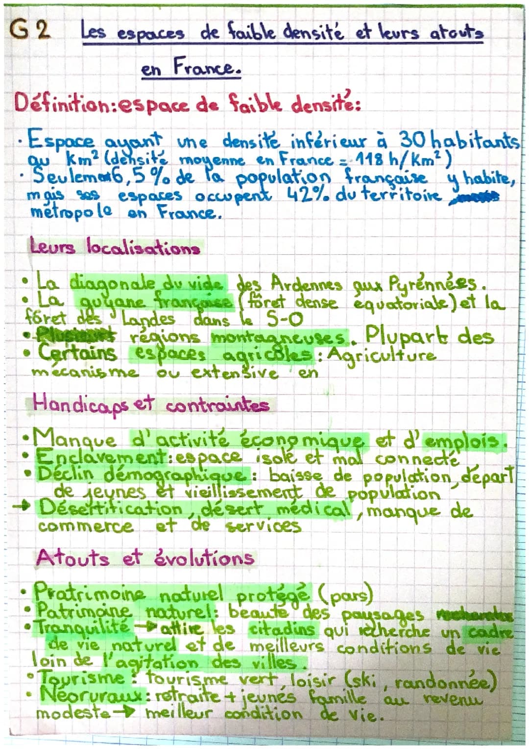 Les espaces de faibles densit et leurs atouts en France 