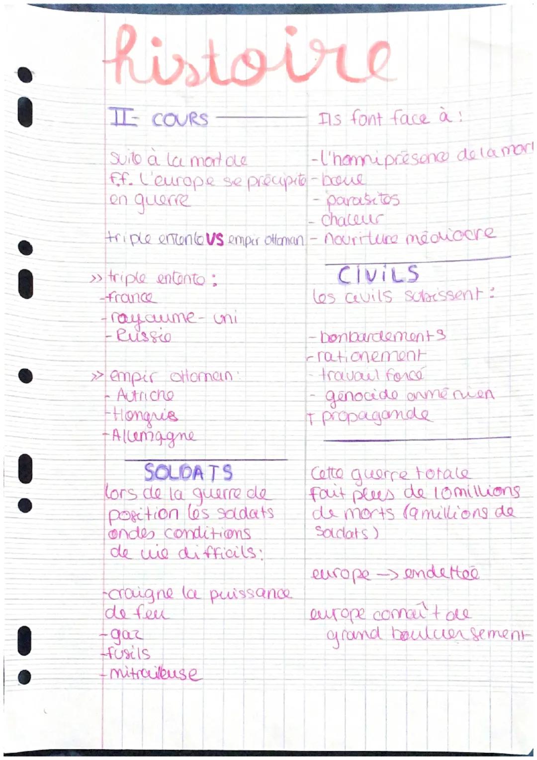 •
• histoire

i DATES

assasinat 28 juin
de francois 1914
ferdinand à
Saragou

DEBUT DE LA
GUERRE
AOUT 1914

premiere
Révolution
Russe

Feur