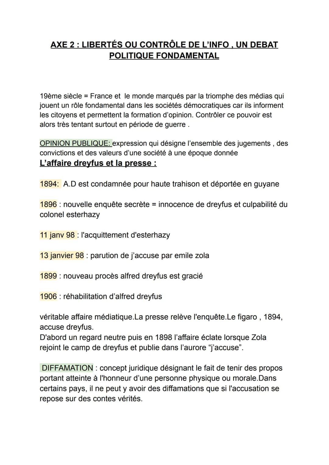 Axe 1: Les grandes révolutions de
l'information
1) la révolution de l'imprimerie
Fin moyen-Age: les livres étaient des manuscrits et parchem