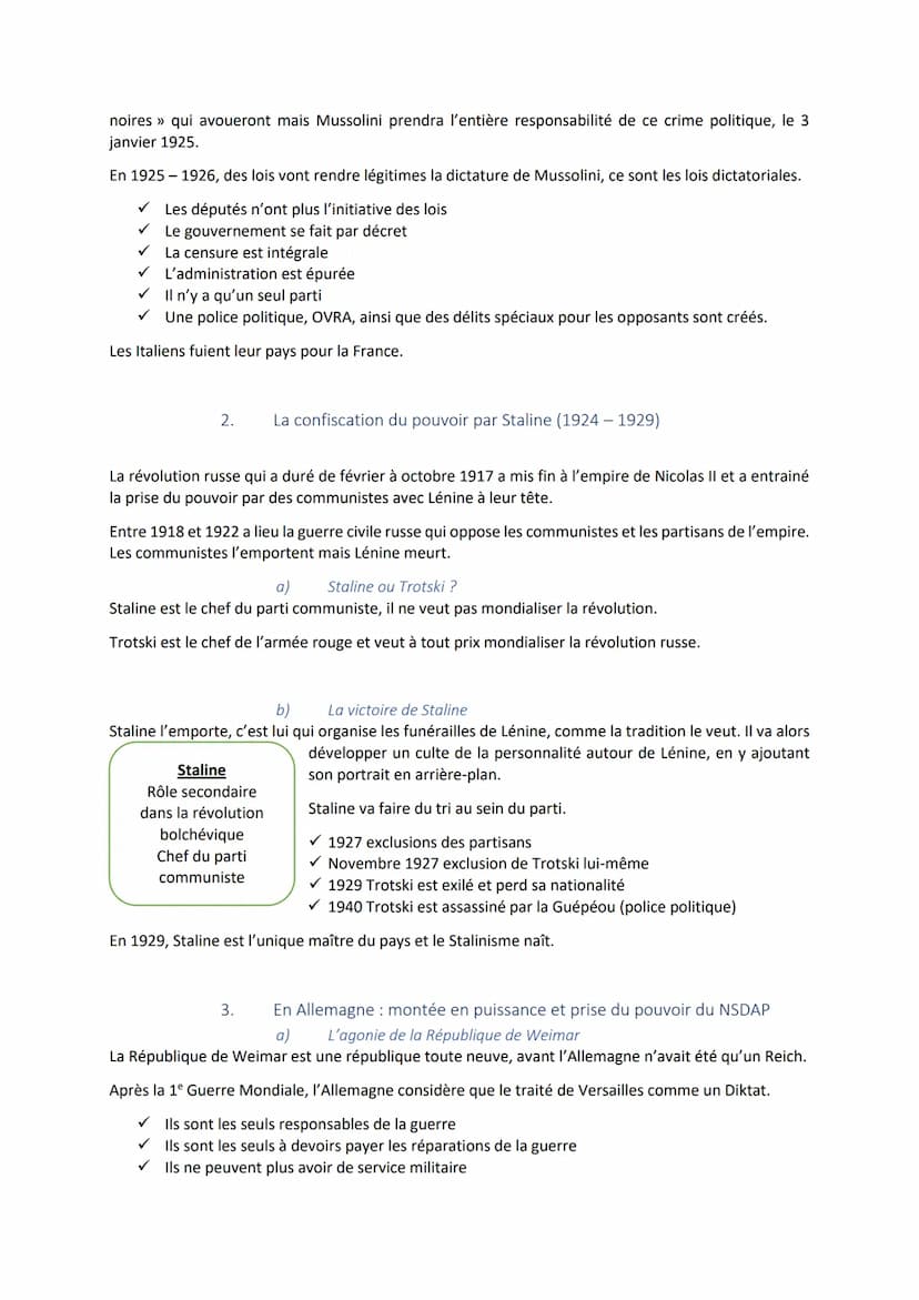 Table des matières
I.Génèse et affirmation des régimes totalitaires : la conquête du pouvoir
A.La 1e Guerre mondiale et le concept de « brut