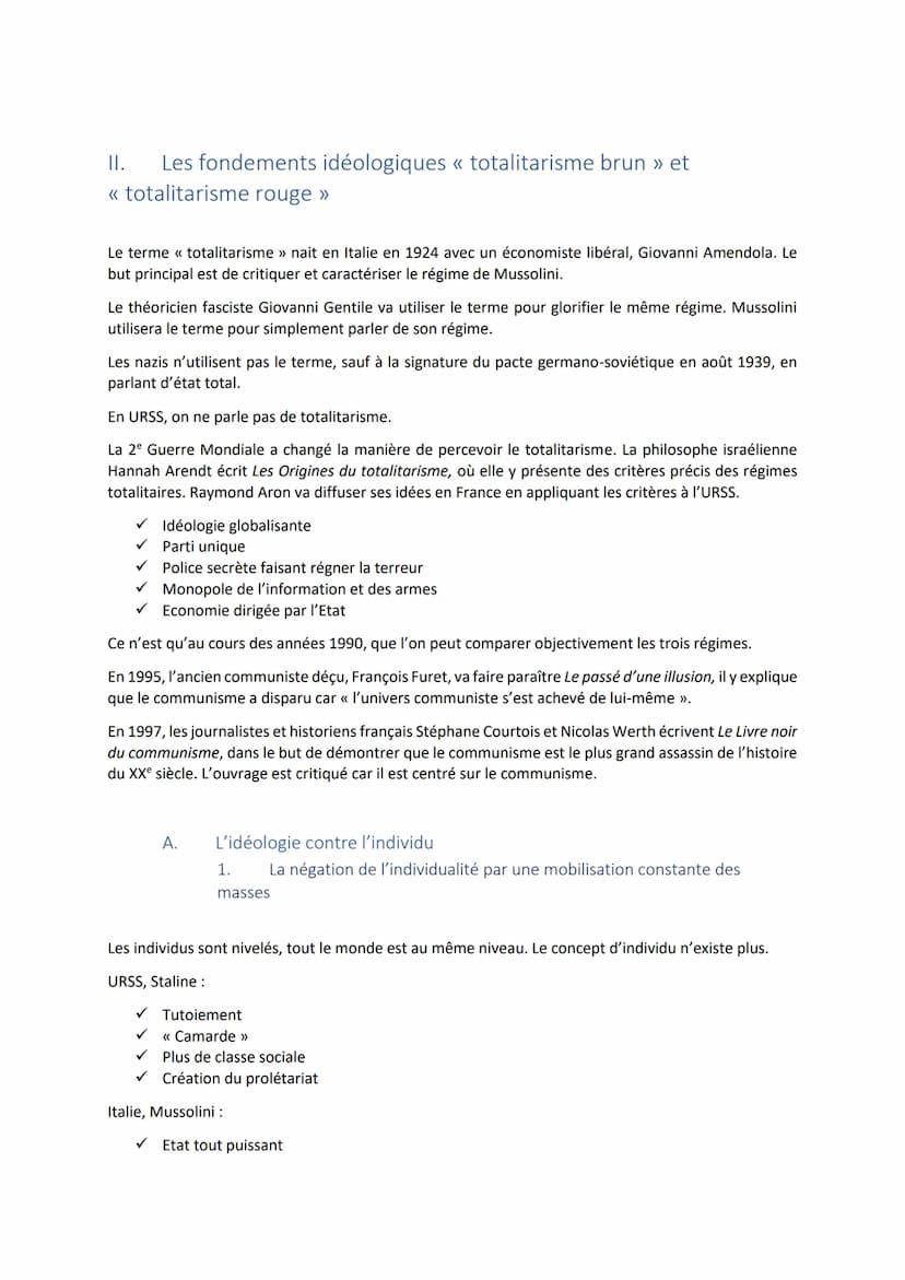 Table des matières
I.Génèse et affirmation des régimes totalitaires : la conquête du pouvoir
A.La 1e Guerre mondiale et le concept de « brut
