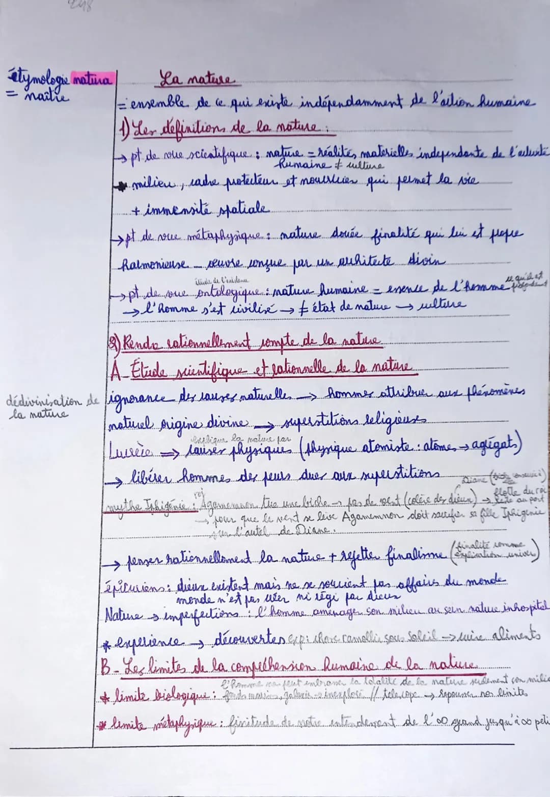 Comprendre la Nature : Aristote et Nos Limites