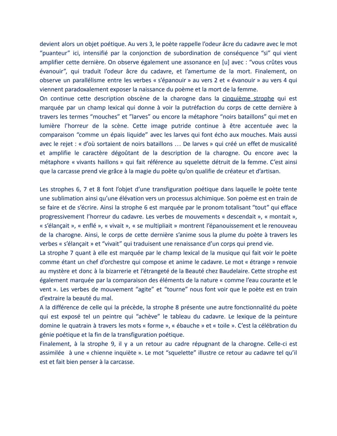 Explication linéaire n°2: "Une Charogne", Spleen et Idéal, Les FDM, 1861
Objet d'étude : La poésie
Parcours : Alchimie poétique : la boue et