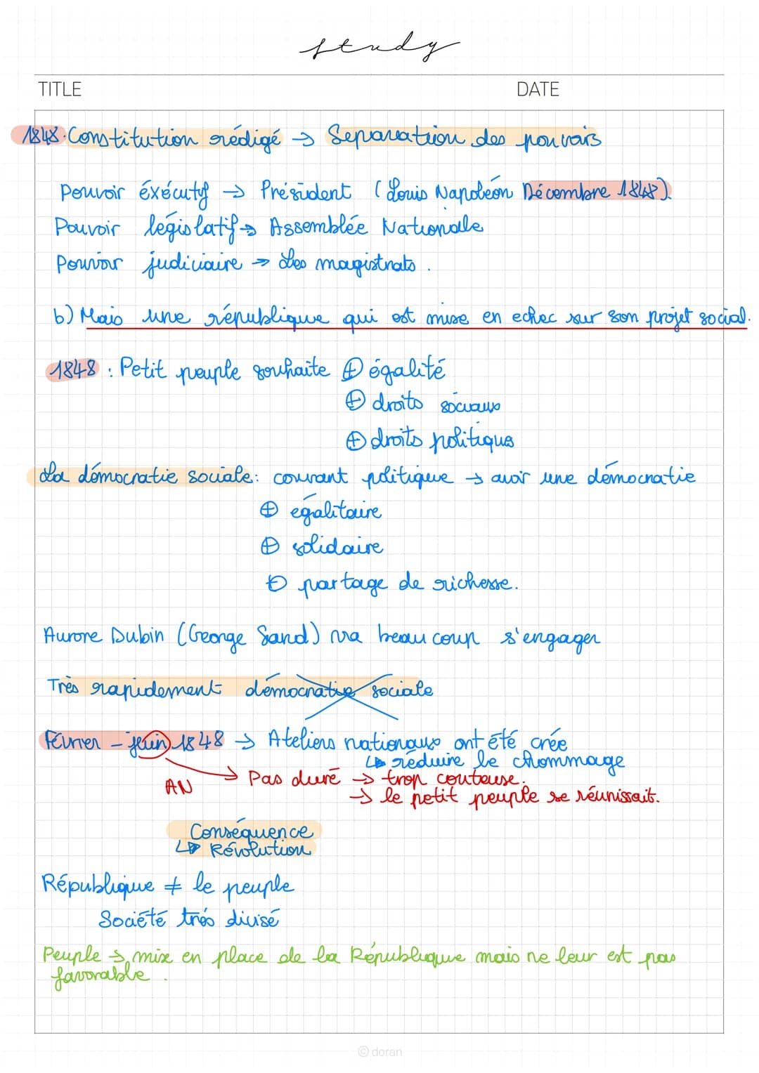 study
Chapitre 3
TITLE La difficile entrée dans l'age democration with
La II ème République et le 2nd Empire
Introduction
Février 1849 : Rév