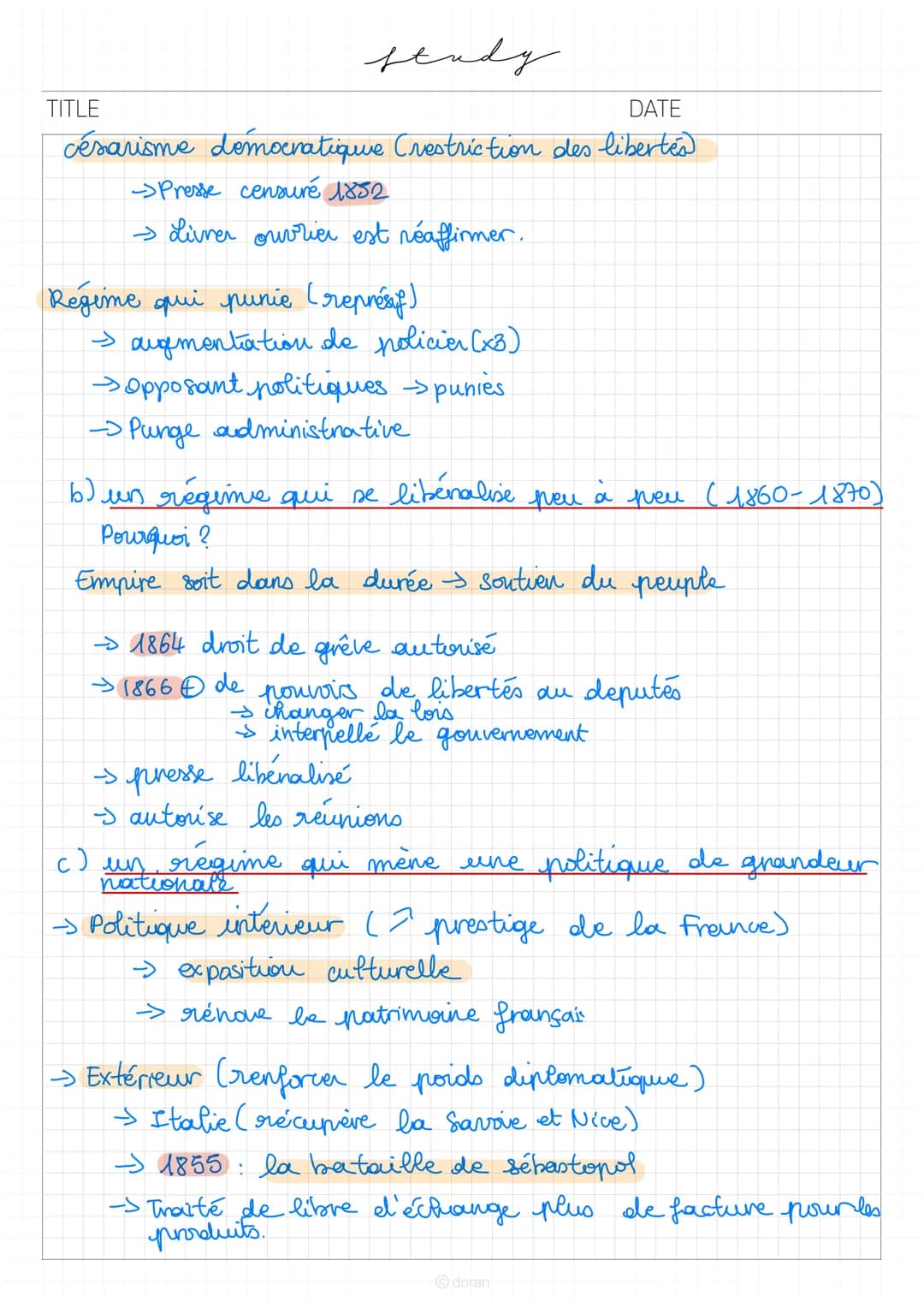 study
Chapitre 3
TITLE La difficile entrée dans l'age democration with
La II ème République et le 2nd Empire
Introduction
Février 1849 : Rév