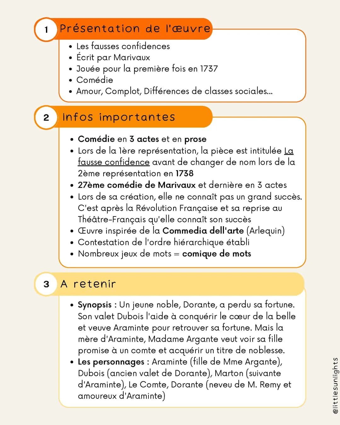 Les fausses confidences - Marivaux 