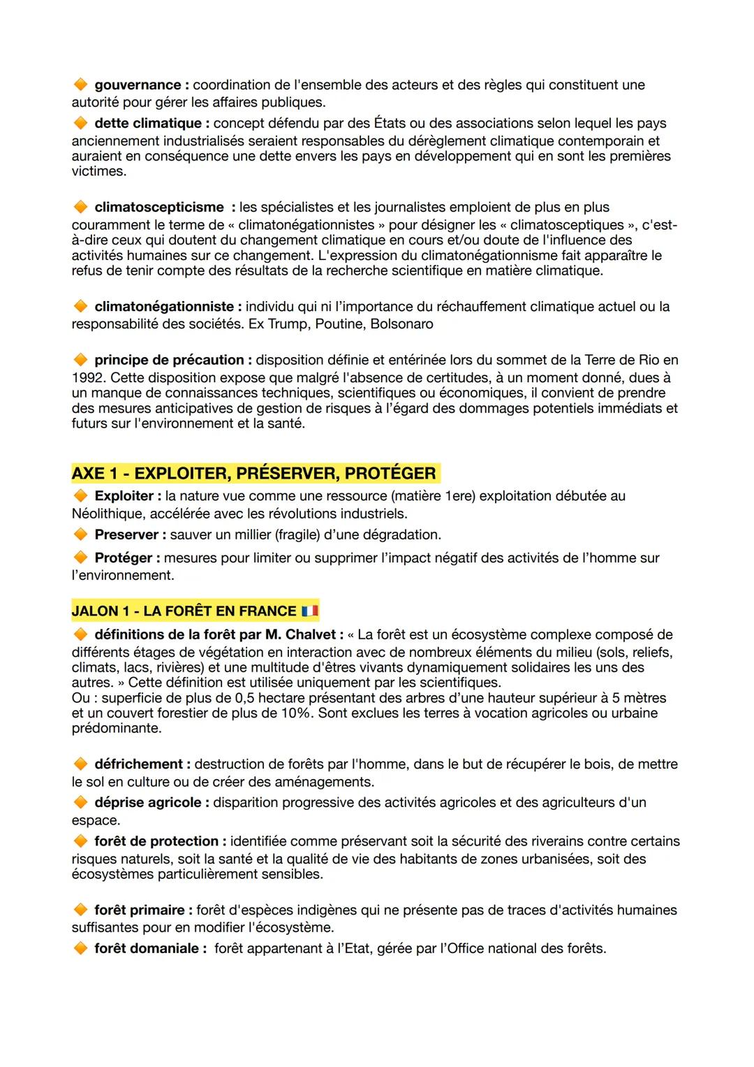 NOTIONS GÉNÉRALES
THÈME 5 - L'ENVIRONNEMENT
DÉFINTIONS:
environnement: no° nait au 19eme s. ensemble des relations/interac° (1970) entre les
