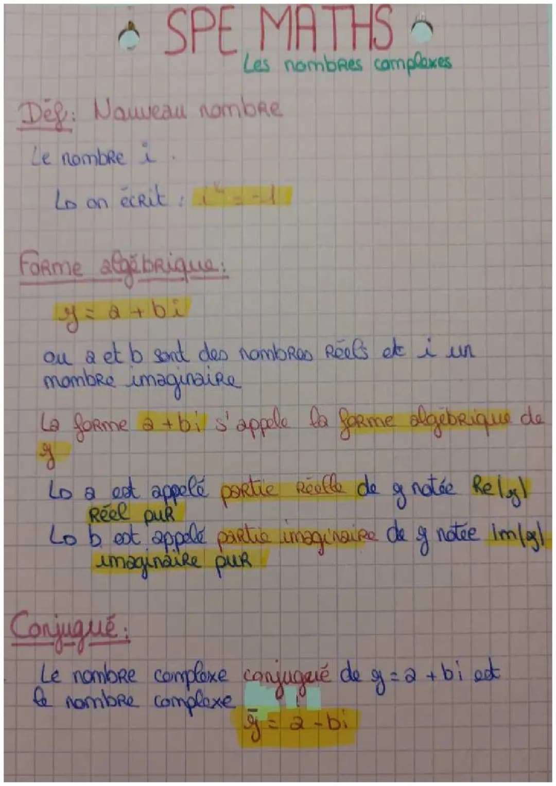 Cours et Exercices Amusants des Nombres Complexes PDF