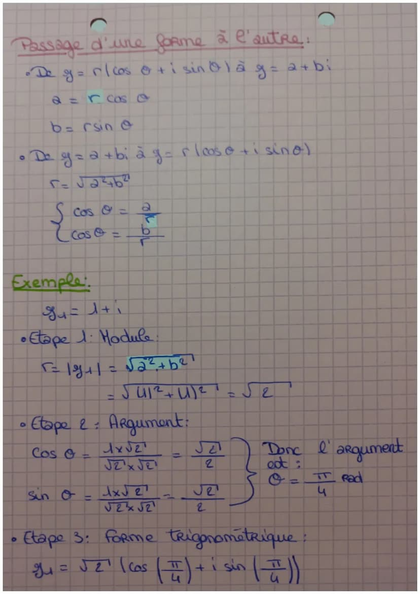 • SPE MATHS
Les nombres complexes
Def: Nouveau nombre
Le nombre i
Lo on écrit: 14-1
Forme algébrique:
y = a + bi
ou a et b sont des nombres 