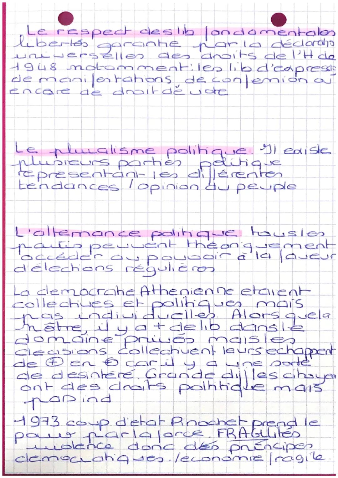 ds hggsp
demos peuple
Krotos pouvoir
# la democratie
la démocrahe: La democrahe c'est
in régime ou le peuple est
souverain, ilo le droit de 