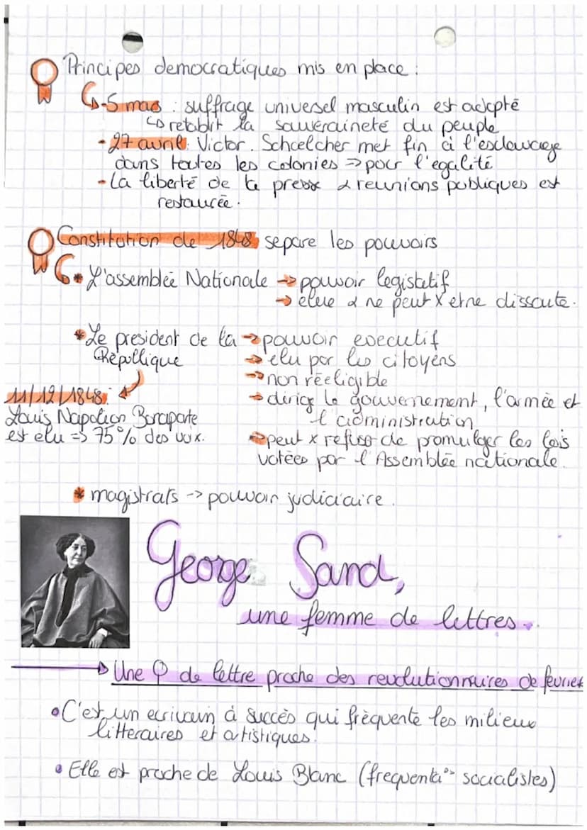 3.1.
•La difficile entrée
dans l'age democratique: la deuxième
république et le second empire.
tut
Definitions
• Suffrage unifersel masculin