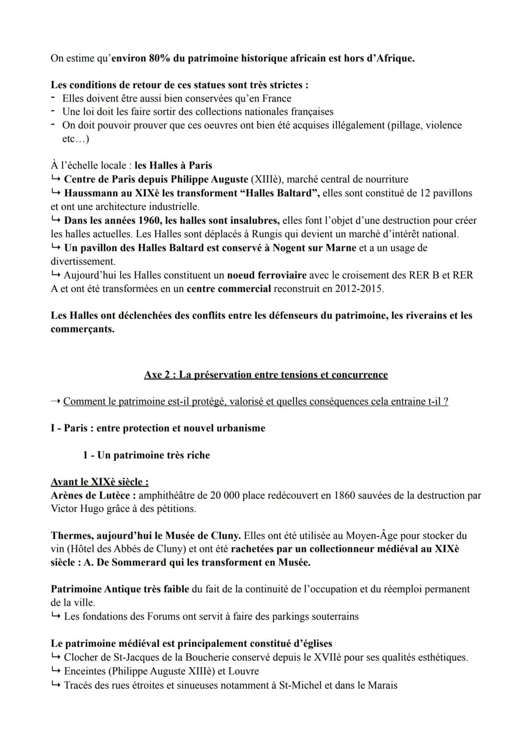 Thème 4 : Identifier, protéger et valoriser le patrimoine : enjeux géopolitiques
Chapitre introductif : la notion de patrimoine
Définition :