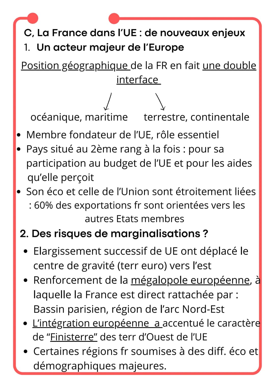 L'UNION EUROPÉENNE, UN "NOUVEAU TERRITOIRE"
A, L'Union européenne : un territoire singulier
1. Un ensemble à "géométrie variable"
L'UE: Rass