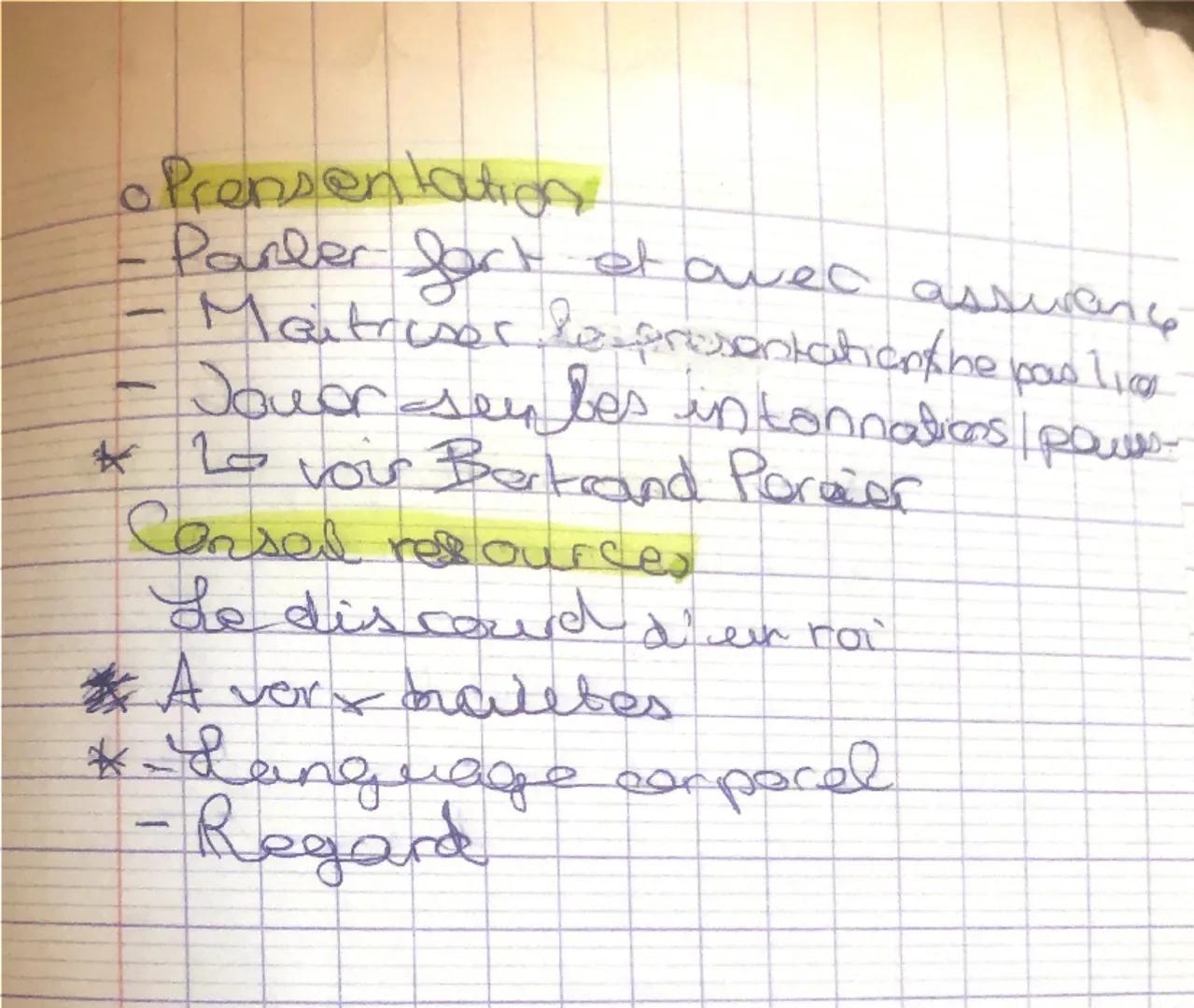RAESENTATIO

*Preparation:
• Support visuel
Fic
ic le plan et les mox d
(bullet point)
• S'ertisiner
• Sa chronometer
*Comment structurer
In