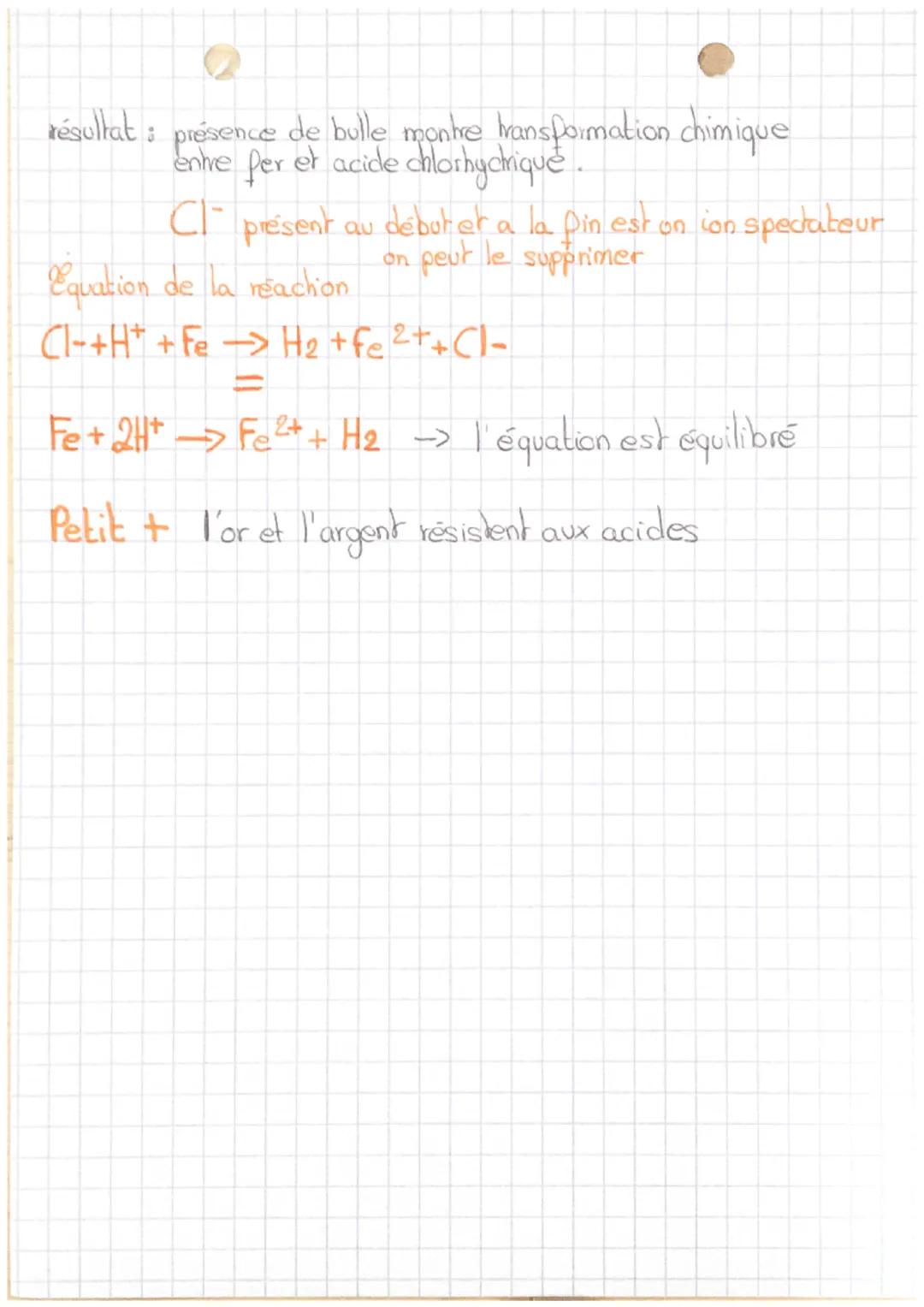 # Acides Bases

I Definition: PH: potentiel hydrogène

Information

-PH= grandeur sans unité compris entre O et 14 liée a la
Présence d'hydr