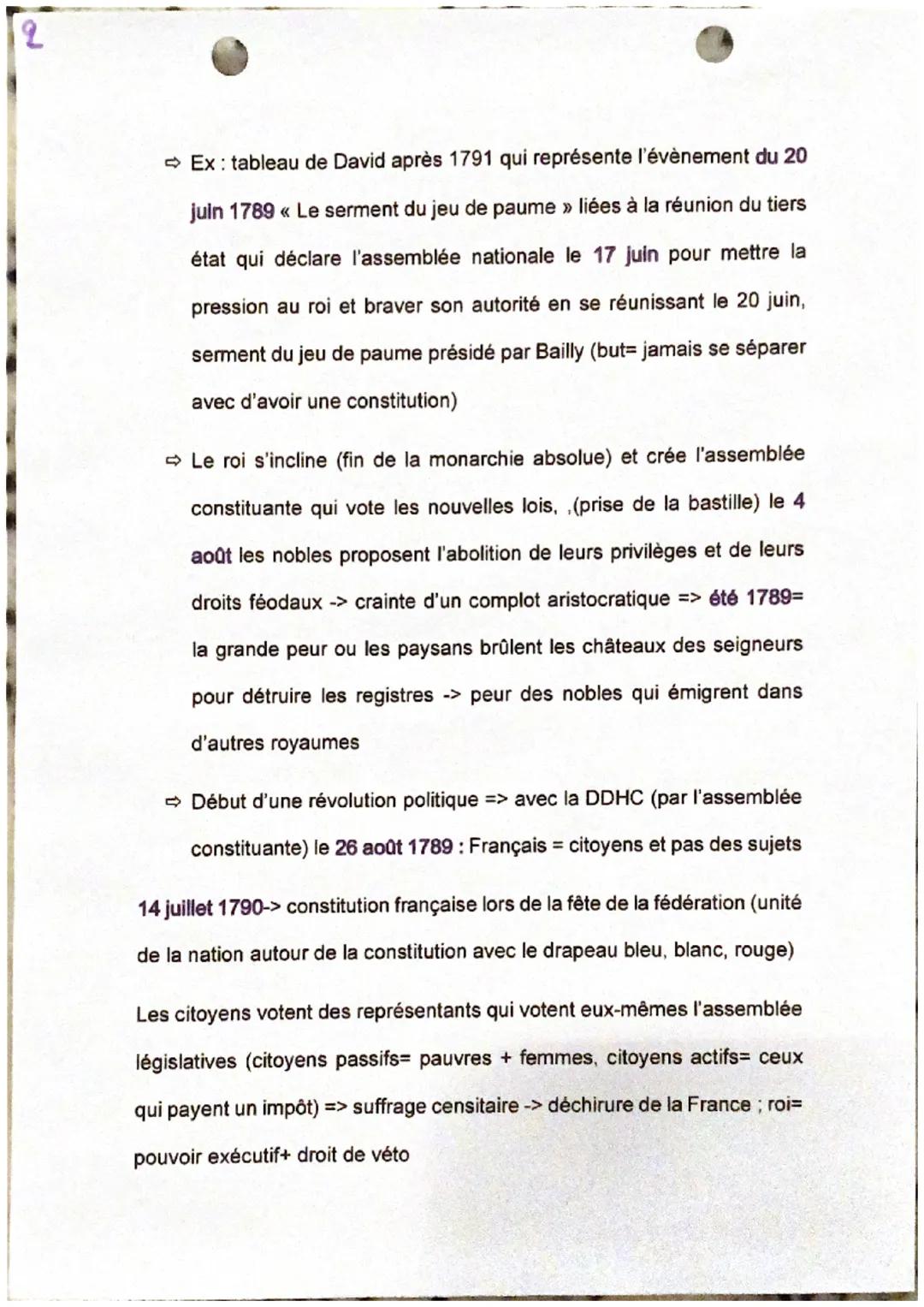 L'Europe face aux révolutions (1789-1815)
Entre 1789 et 1815 => bouleversement politique sans précédent ->
monarchie constitutionnelle puis 