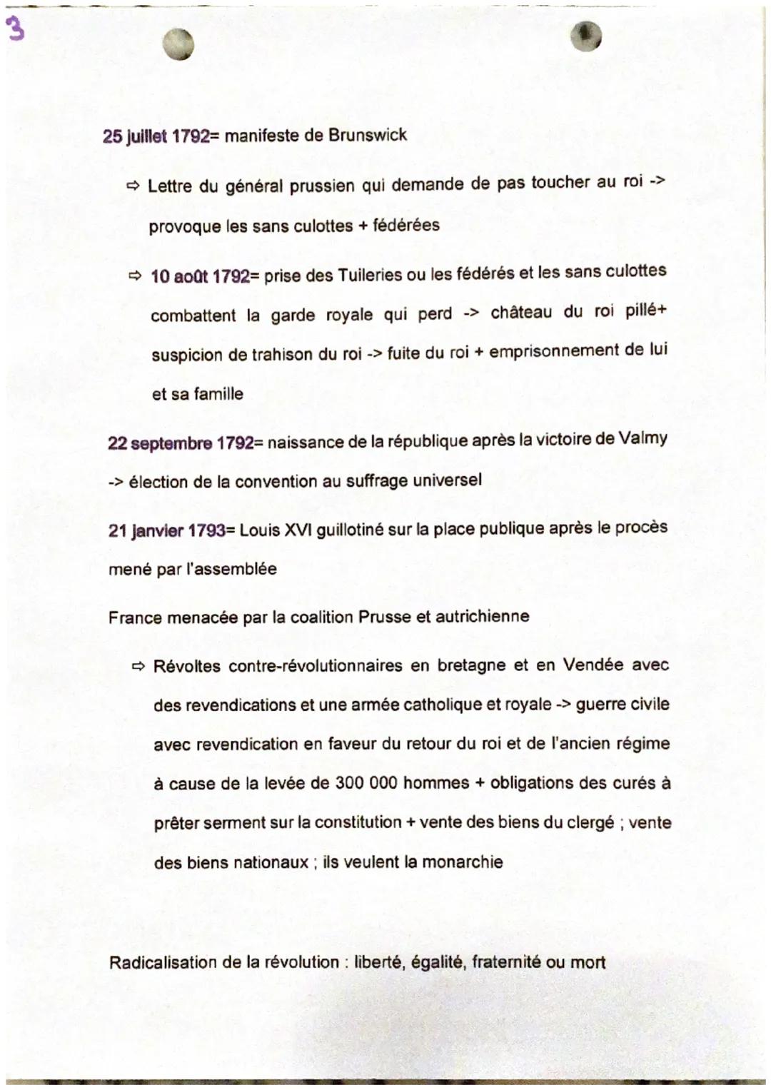 L'Europe face aux révolutions (1789-1815)
Entre 1789 et 1815 => bouleversement politique sans précédent ->
monarchie constitutionnelle puis 