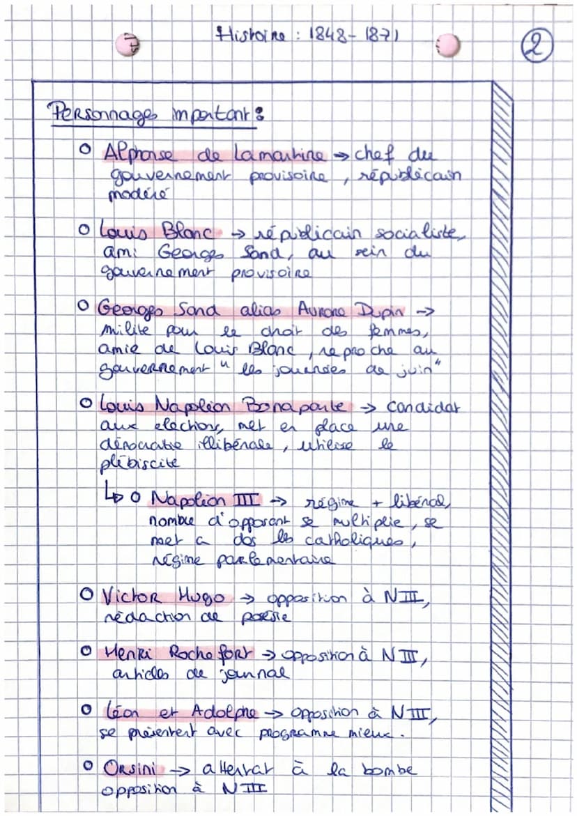 Histoire 1848-1871
31
1
dans l'âge démocratique
République et le second Empire
●
La difficile entrée
:la II ₂ ene
1
Dates
• février 1848 => 