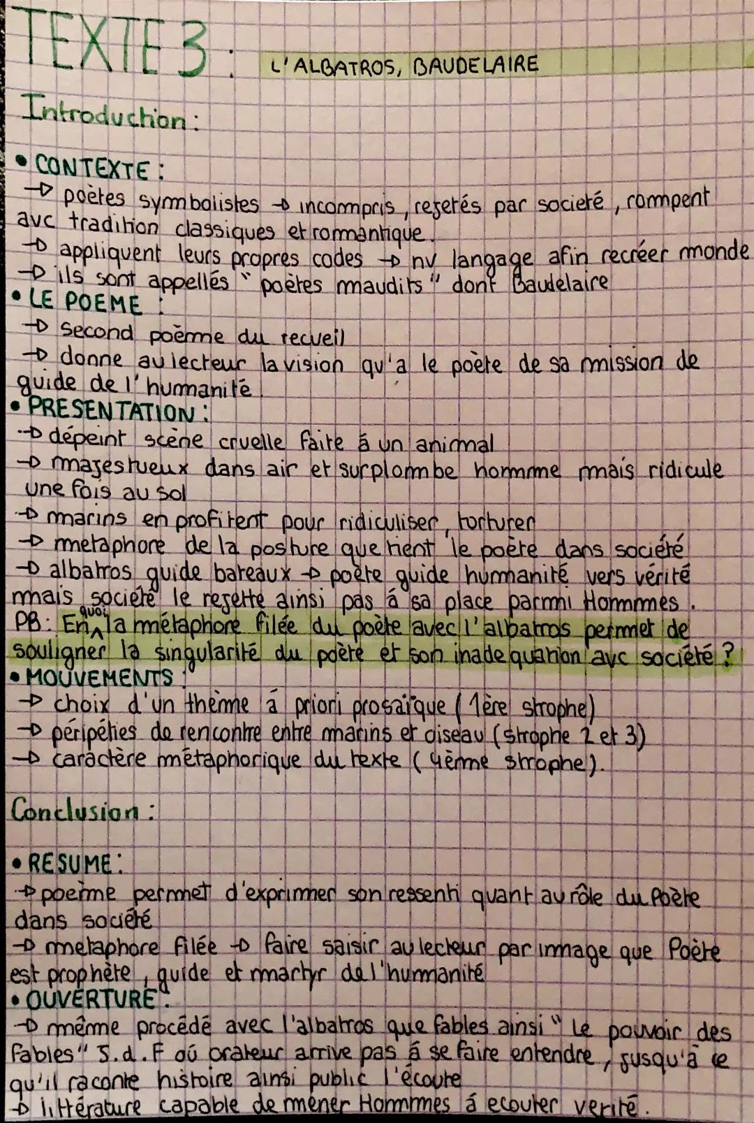 L'Albatros de Baudelaire: Analyse, Résumé et Explication CM2