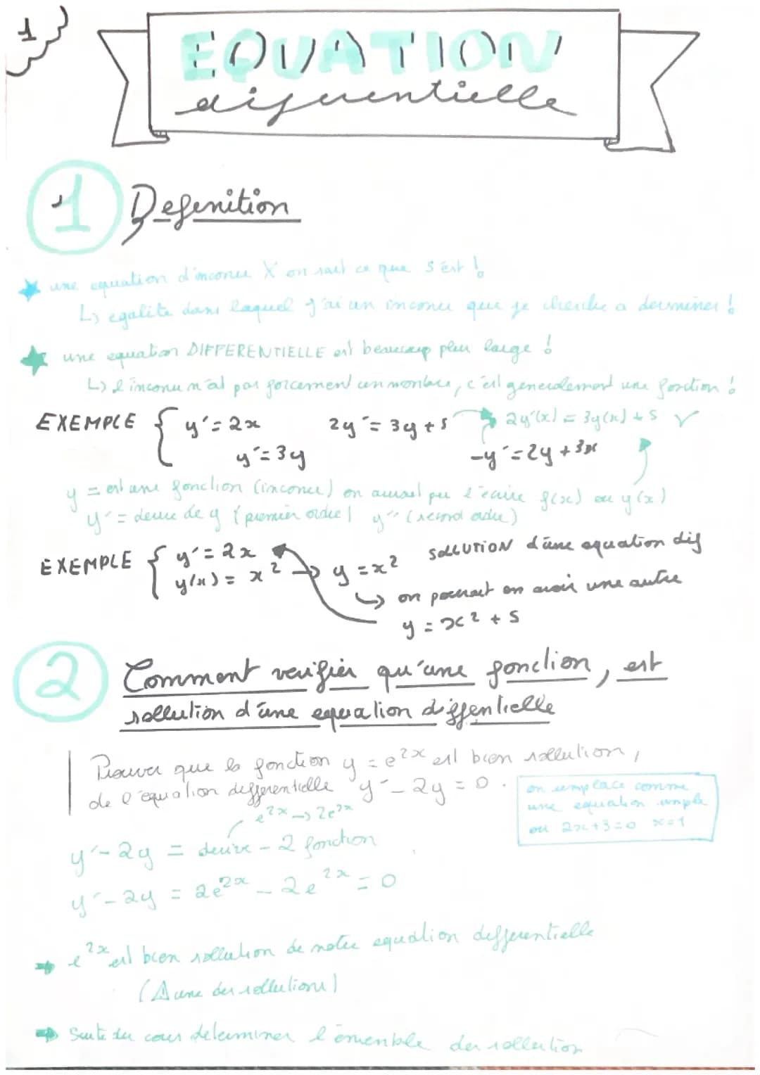 Équation différentielle 