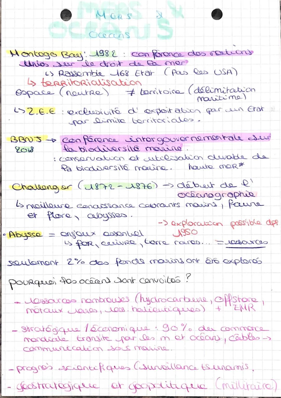 Comprendre les Mers et Océans en HGGSP