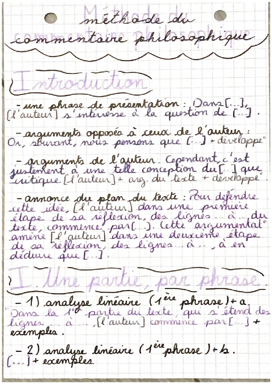 Exemple de Commentaire Philo Corrigé et Méthode pour Sujet en PDF