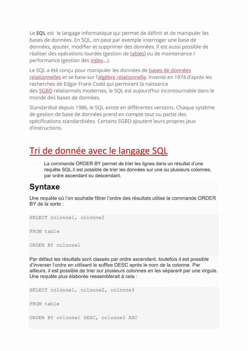 Base de données
Qu'est-ce que la modélisation des données ?
Définition
La modélisation des données (data modeling en anglais) est un process