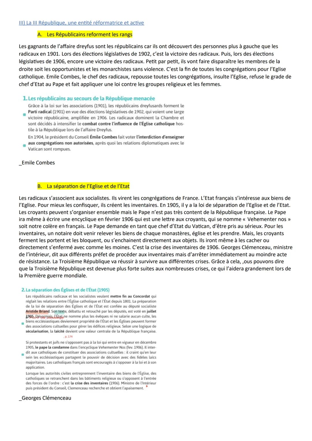 LA TROISIÈME RÉPUBLIQUE AVANT 1914,
UN RÉGIME POLITIQUE ET UN EMPIRE COLONIAL
Introduction
Durant l'été 1870, la France est en guerre contre