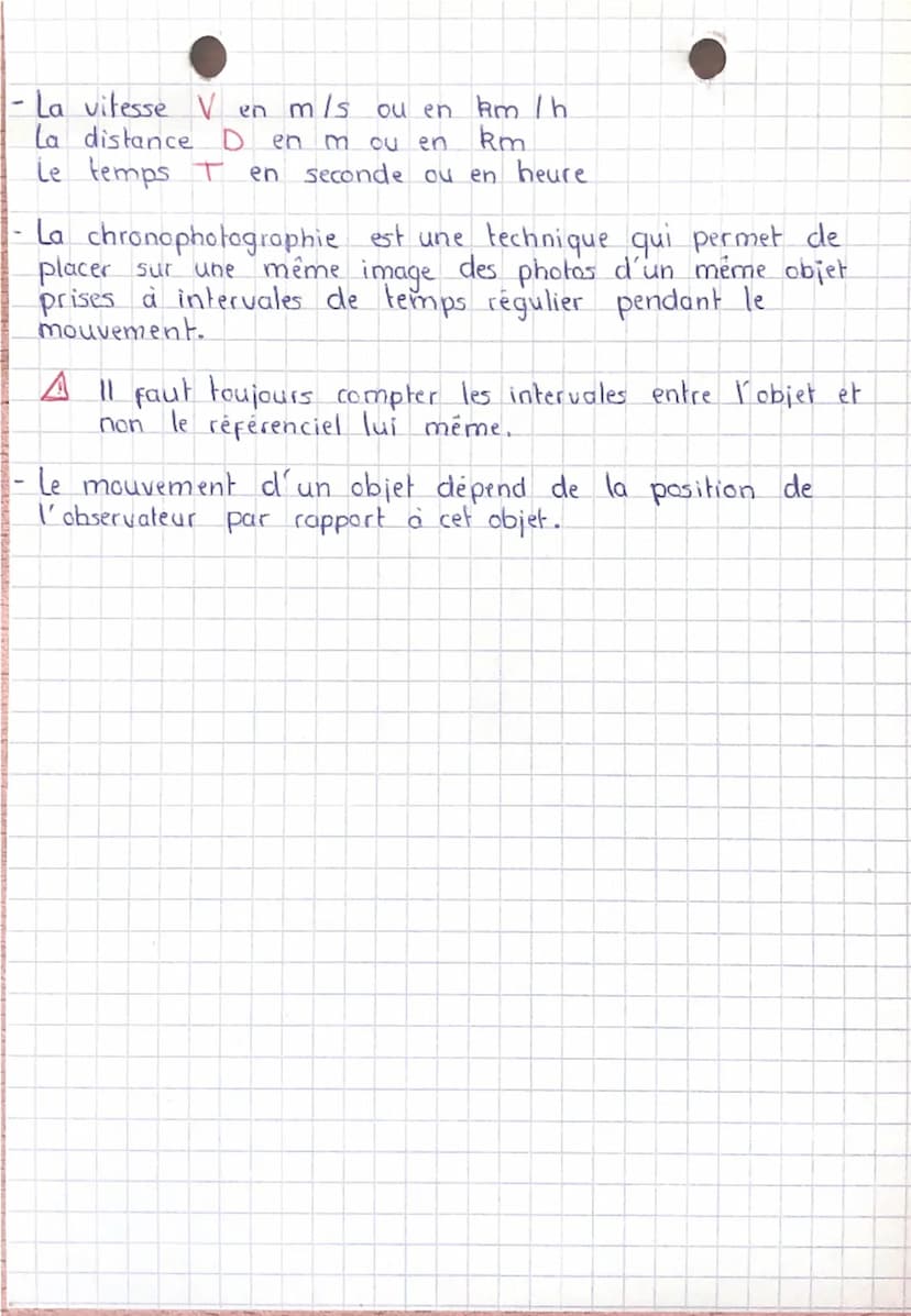--- OCR Start ---
Caractériser le mouvement:
14
- Pour caractériser un mouvement il faut toujours définir:
* La trajectoire de l'objet
* La 