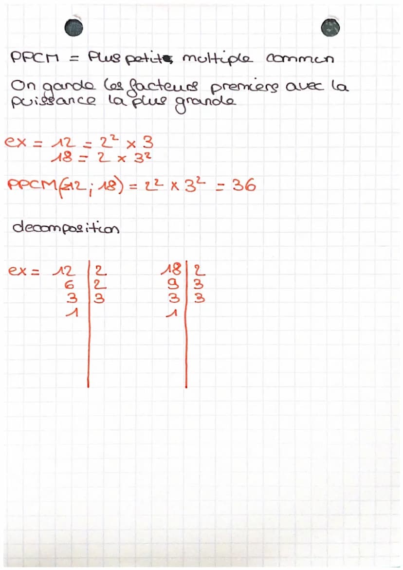 definition
Math
nombres premiers = propriétés =
Tous Les nombres entiers, non
premiers se decomposent
produits de facteur's premiers
(2) Tou