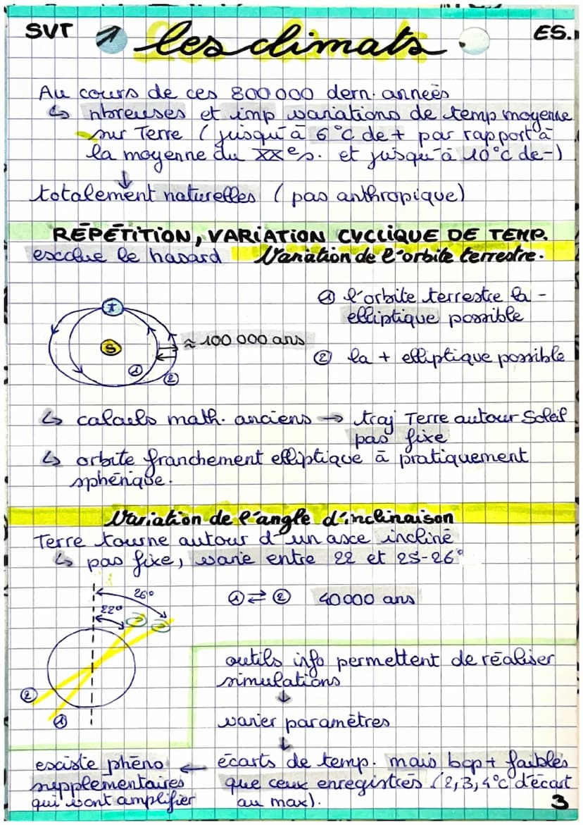 SVT
-
CLIMATOLOGIE.
-science
qui étudie les climals.
collecte d'infos tres nbreuses pot un tps très long
4 temp, precipitations, ensoleillem
