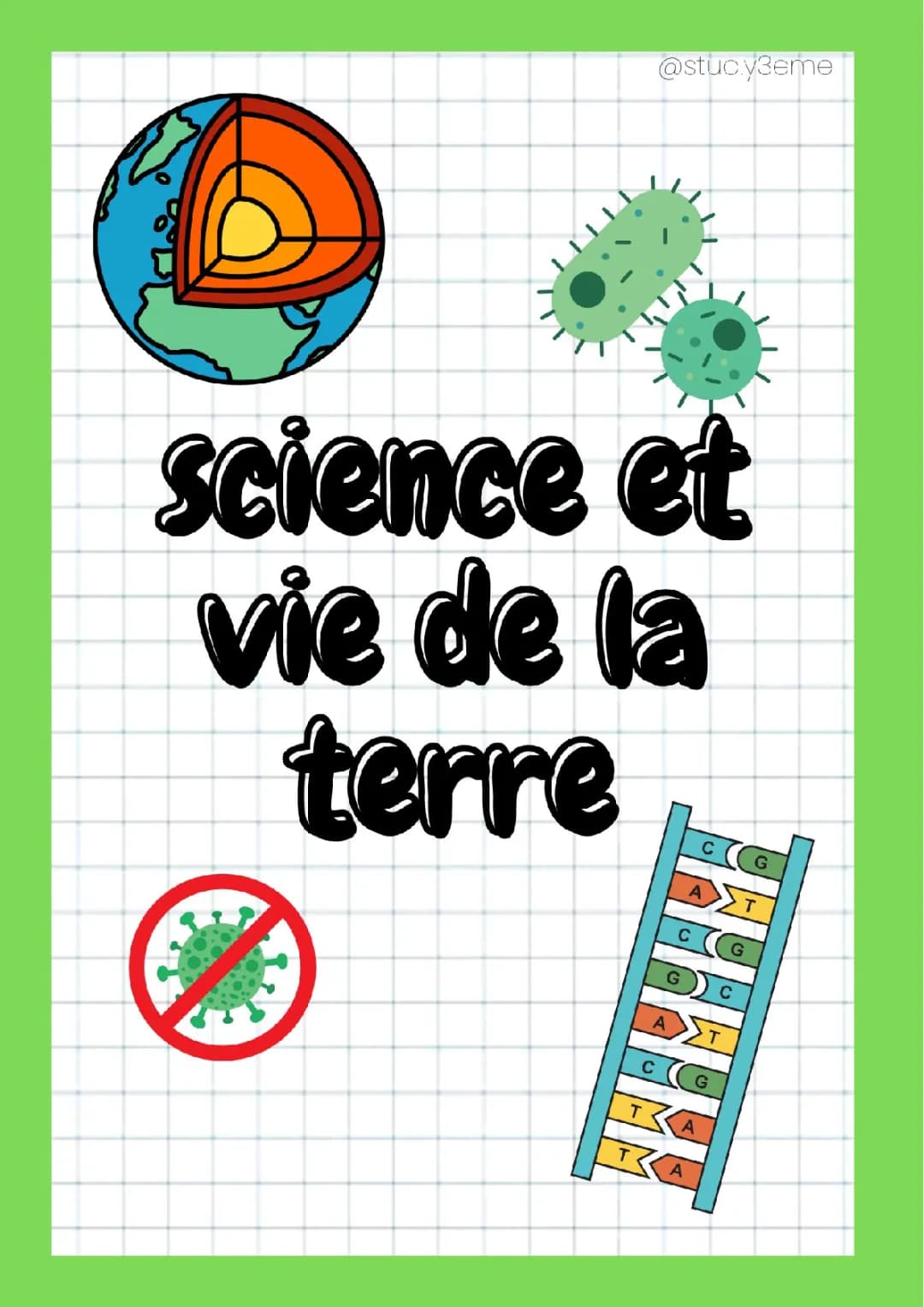Page de garde svt 