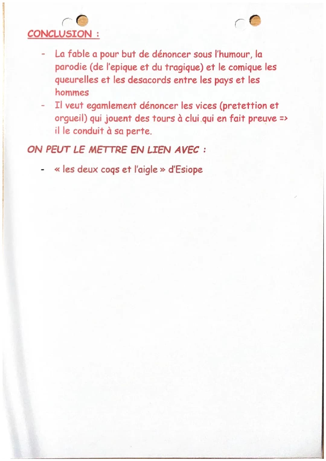 Les deux coqs
Deux coqs vivaient en paix : une poule survint,
Et voilà la guerre allumée.
Amour, tu perdis Troie ; et c'est de toi que vint
