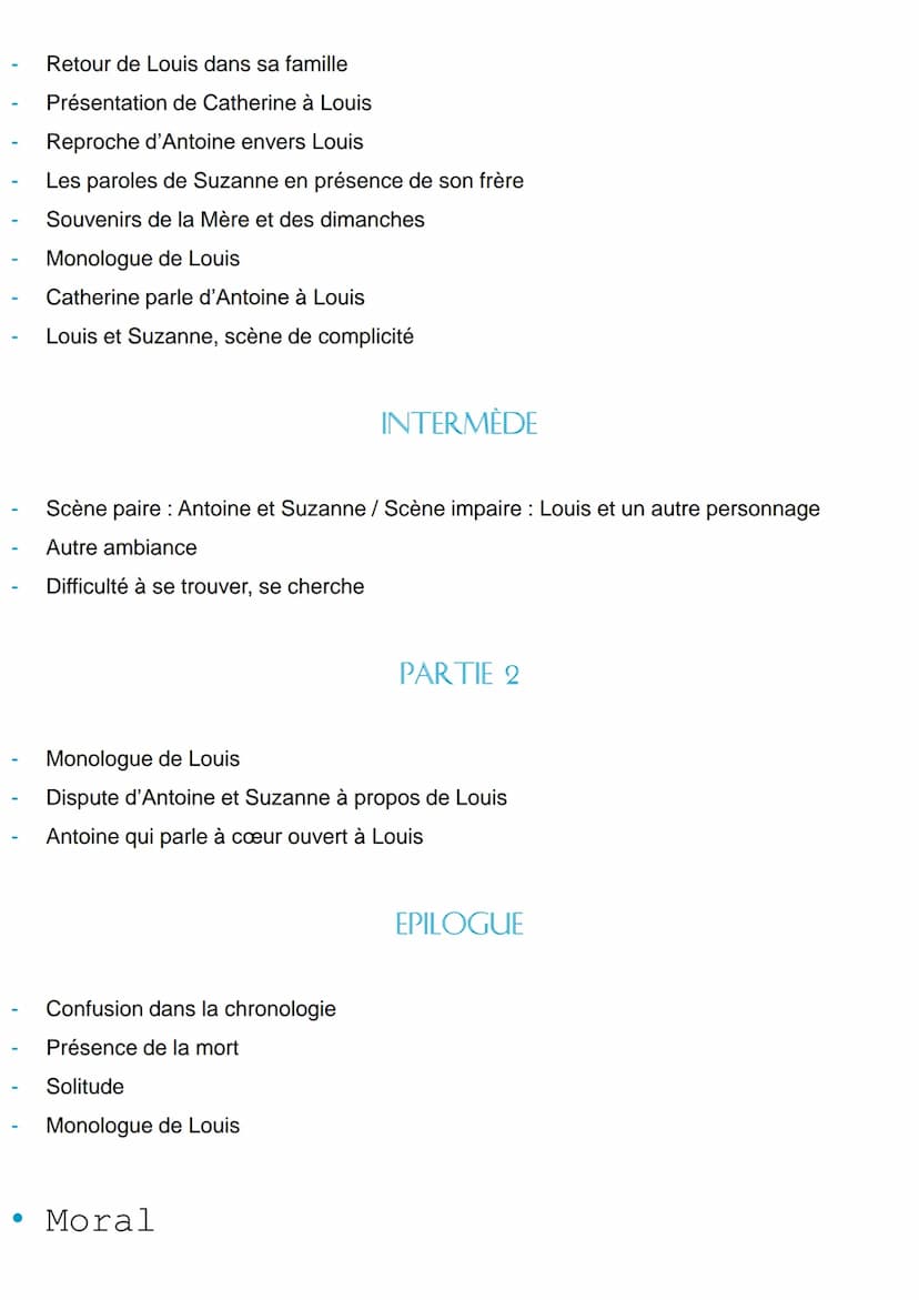 ●
Juste la fin du Monde
●
Auteur
Résumé
De Jean-Luc Lagarce
Louis, vient rendre visite à sa famille après un longue absence. Il souhaite ann