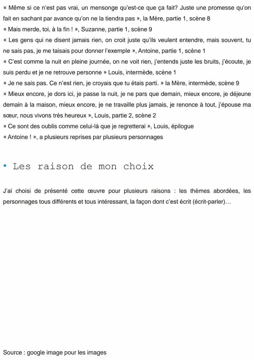 ●
Juste la fin du Monde
●
Auteur
Résumé
De Jean-Luc Lagarce
Louis, vient rendre visite à sa famille après un longue absence. Il souhaite ann