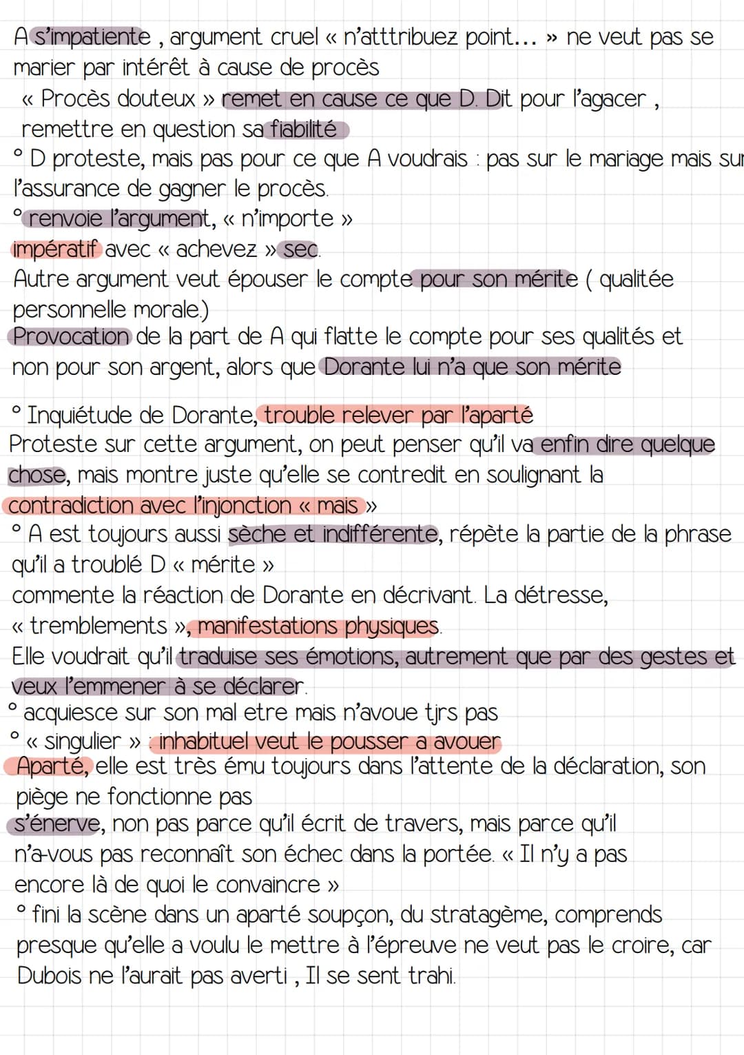 SITUATION amour de D pour A revelé devant tt le monde
A veut que d lui declare son amour elle lui tend un piège
Début scène 13 : A annonce a