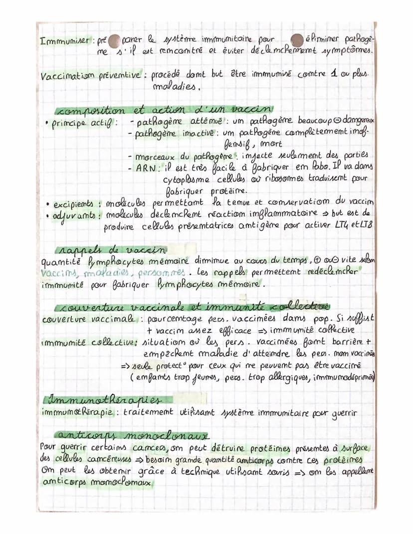 THE ME 3
Chapitre 3 :: Se soigner grâce au
immunitaire : la vaccination
au système
Intro
Selom OMS, les vaccins sauvent chaque ammée 2 à 3 m