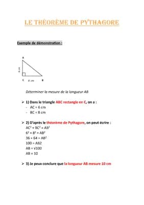 Know Le théorème de Pythagore - démonstration thumbnail