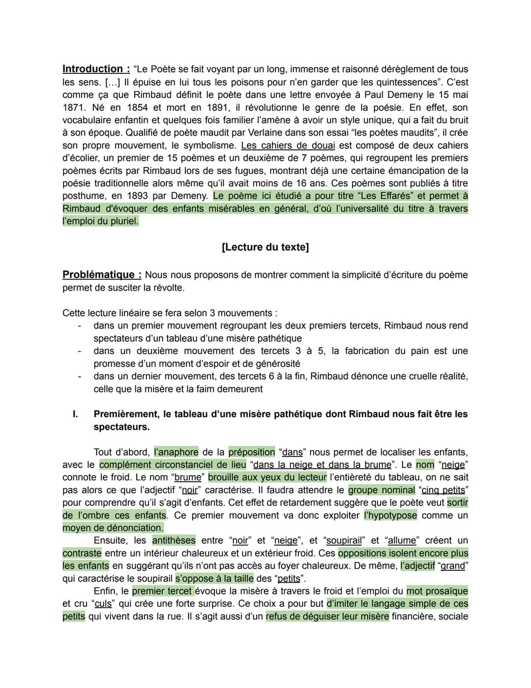 Introduction: "Le Poète se fait voyant par un long, immense et raisonné dérèglement de tous
les sens. [...] Il épuise en lui tous les poison