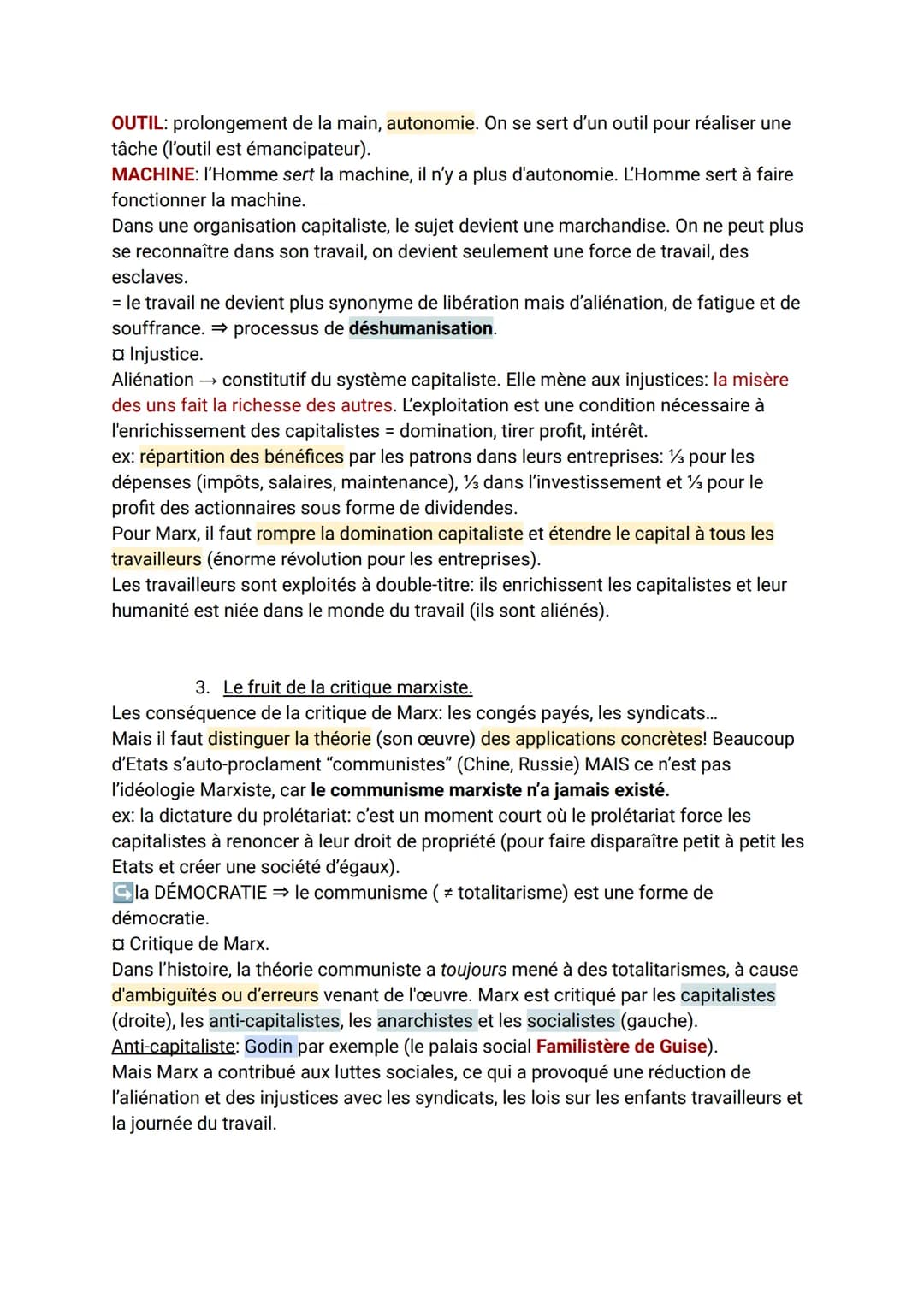 LE TRAVAIL ET LA TECHNIQUE
Intro: la définition de la technique.
Technique: ensemble de procédés mis en œuvre en tout domaine afin d'obtenir
