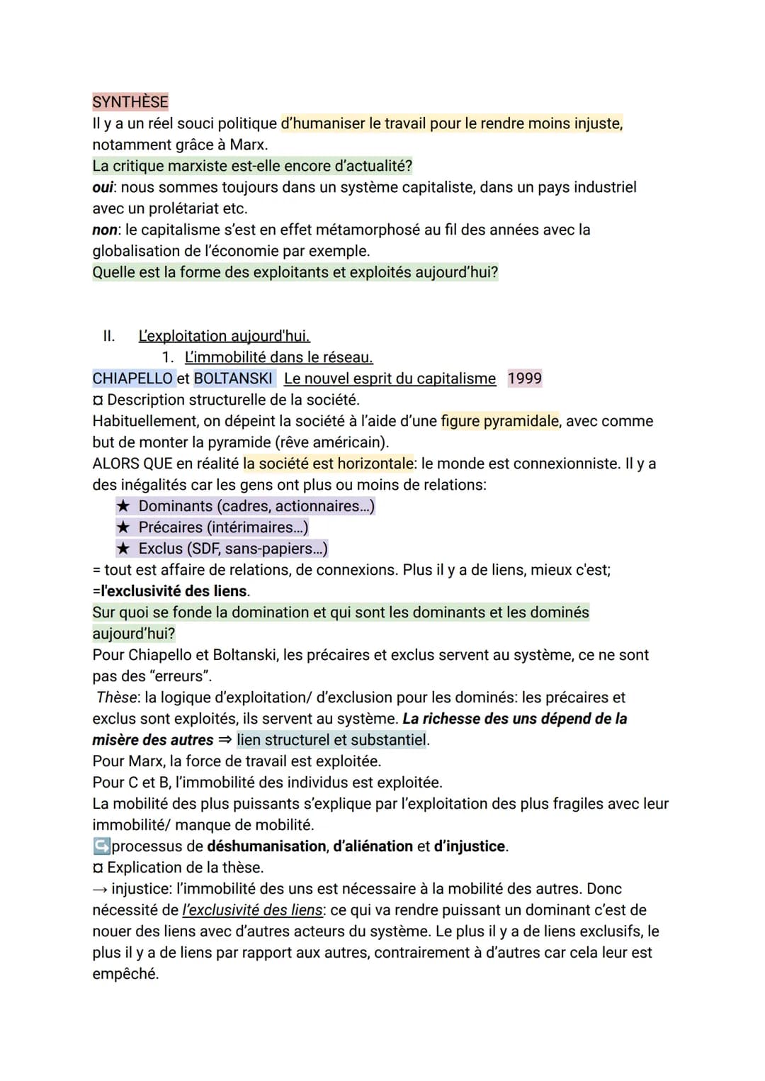 LE TRAVAIL ET LA TECHNIQUE
Intro: la définition de la technique.
Technique: ensemble de procédés mis en œuvre en tout domaine afin d'obtenir