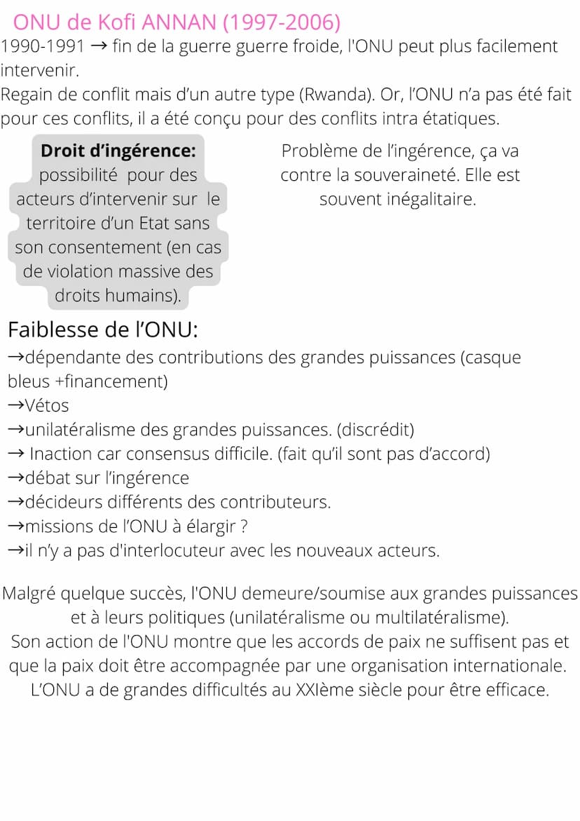 THÈME 2 - AXE 2 - LE DÉFI DE LA
CONSTRUCTION DE LA PAIX
La paix, c'est tout simplement l'absence de guerre.
Traité de paix: acte internation