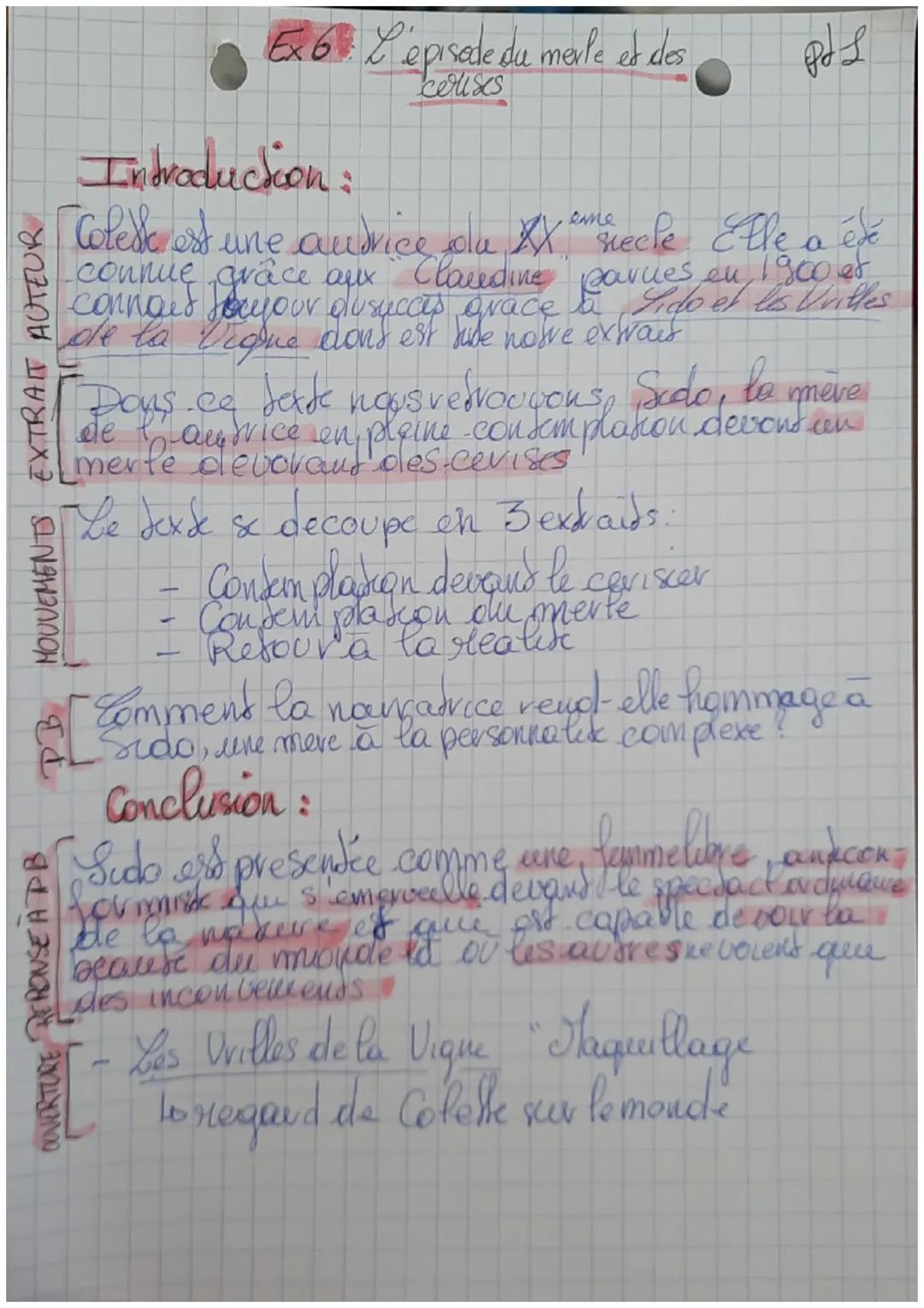 PB MOUVEMENTS EXTRAIT AUTEUR

Ex6 Lepisode du merle et des
celises

PL
Introduction:

「Colek est une audrice ola XX a recle Ale a ex
1900 et
