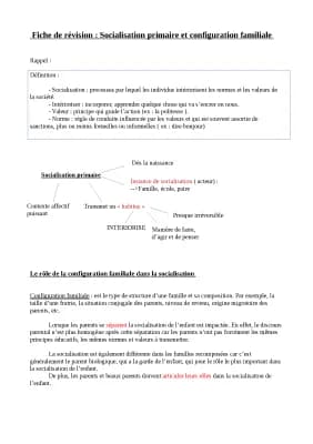 Know socialisation primaire et configuration familiale  thumbnail