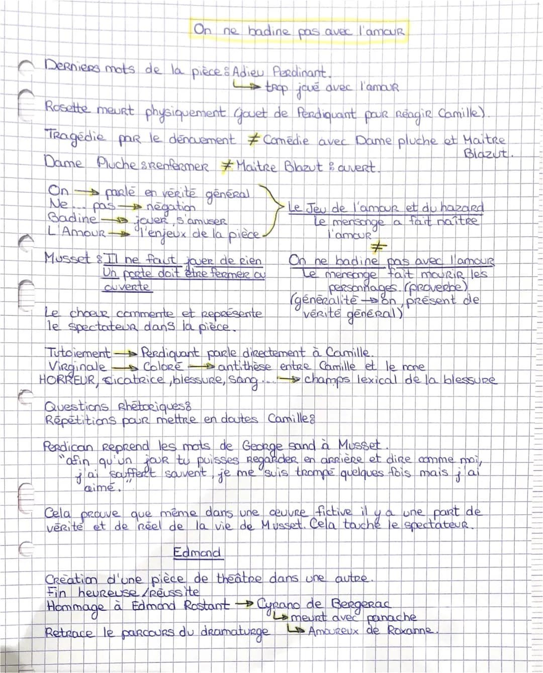 6
T
3.1.0.1.
On ne badine pas avec l'amour.
CC SUR I 18
Problématique 8 Comment le dramaturge séduit-il le spectateur
dans cette scène d'exp