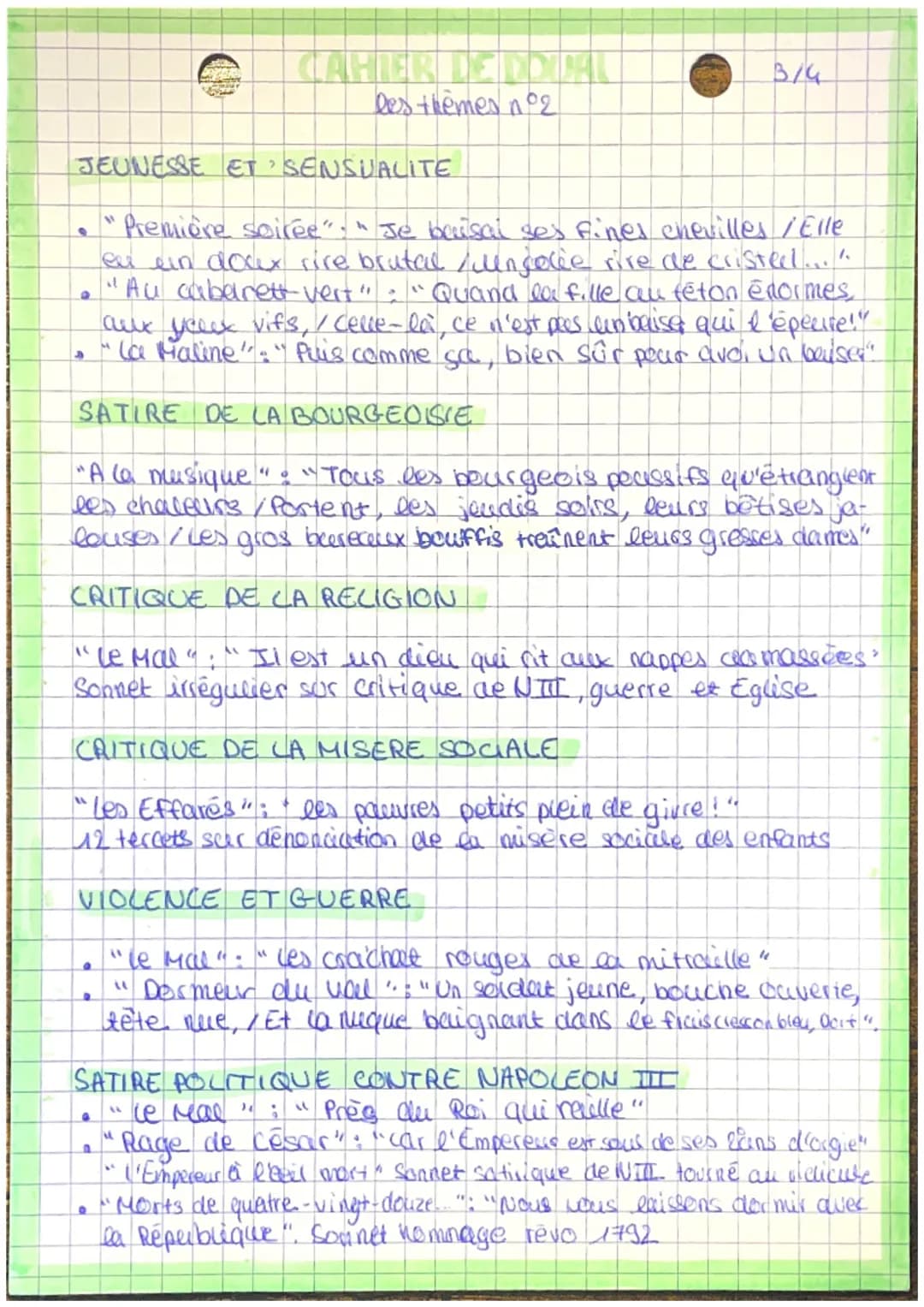 C
ceuvre
1/4
ARTHUR RIMBAUD
Né en 1854 (Chaceeville). bans quand son père part.
Elevé par sa mère femme très doyance, autoritaire, sévère-
E