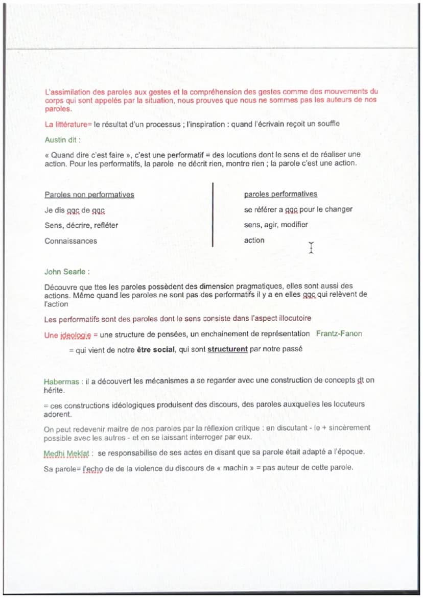 Fiche de révision philosophie : l'autorité de la parole
L'autorité = être écouté, parler a qqn qui tend l'oreille, et être obéis
-> elle s'o