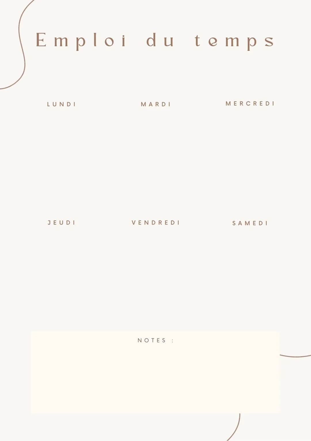 Study/Exam
Planner
By Successwithaliyah Hey !
Merci à toi d'avoir téléchargé mon planner
entièrement réalisé par mes soins !
Il t'accompagne