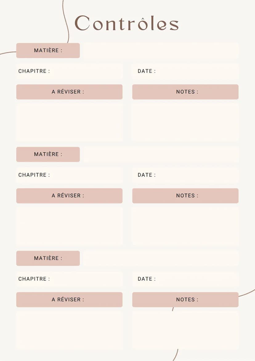 Study/Exam
Planner
By Successwithaliyah Hey !
Merci à toi d'avoir téléchargé mon planner
entièrement réalisé par mes soins !
Il t'accompagne